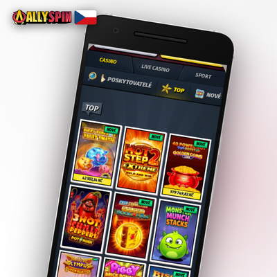 Sportovní sázky na fotbal a tenis přímo v mobilní aplikaci Allyspin Casino