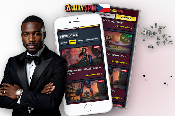 Allyspin Casino bonusový kód přináší 250 % až 25 000 CZK a 200 free spinů