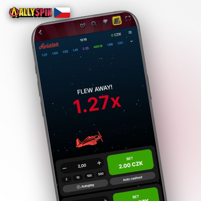 Auto-bet funkce pro automatické opakování sázky v Aviator v Allyspin Casino