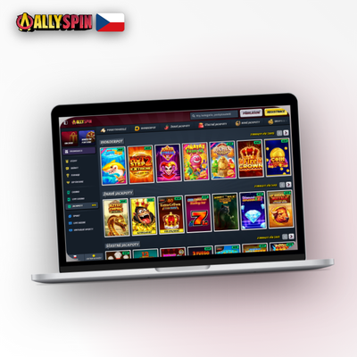 Ikona herní knihovny s tisíci automaty dostupnými v Allyspin Casino pro počítač