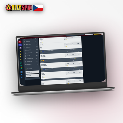 Ikona VIP programu s pěti úrovněmi pro hráče Allyspin Casino na počítači