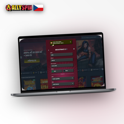 Allyspin Casino registrace přes telefon – ikona mobilu s SMS kódem pro ověření účtu